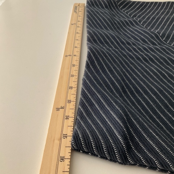 J. Jill Small Navy and White Striped Pencil Skirt - Picture 7 of 9